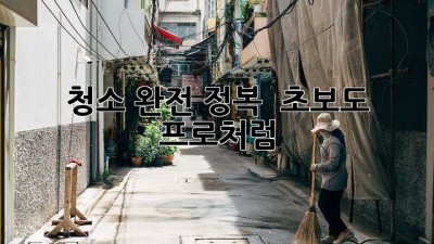 ✨ 청소 완전 정복! ✨ 초보도 프로처럼 🧹